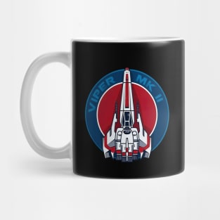 Battlestar Galactica Viper MKII Fighter Patch Mug